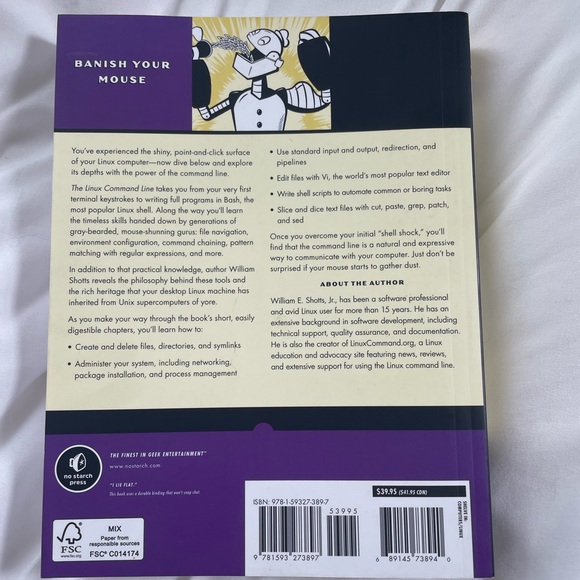 The Linux Command Line A Complete Introduction Book - Picture 2 of 3